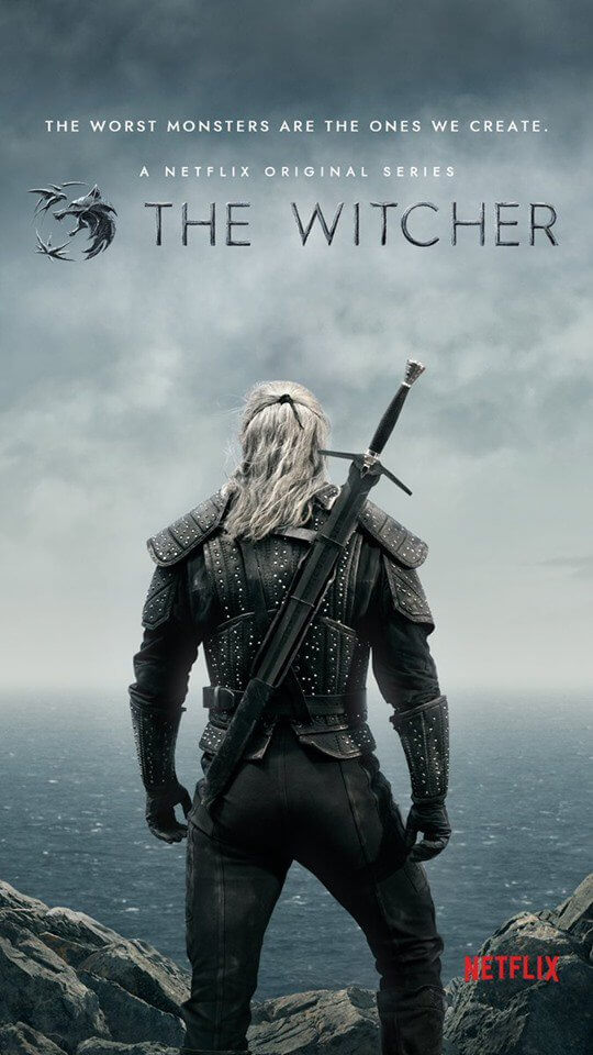 The Witcher: prime immagini e poster, Geralt con una sola spada?